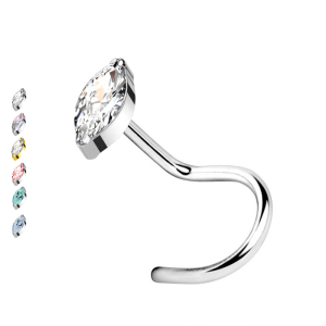 Stud Naso Cristallo di Oliva